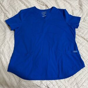 Cherokee Women's Short Sleeve Top in Royal Blue